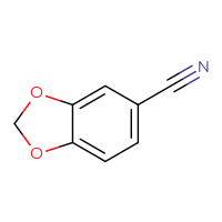 Chemical structure of 2H-1,3-benzodioxole-5-carbonitrile - CSSB00000188249