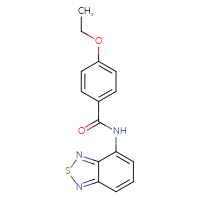 Chemical structure of N-(2,1,3-benzothiadiazol-4-yl)-4-ethoxybenzamide - CSSB00046270955