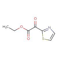 Chemical structure of ethyl 2-oxo-2-(1,3-thiazol-2-yl)acetate - CSSB00000089628