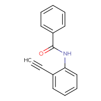 Chemical structure of N-(2-ethynylphenyl)benzamide - CSSB00020652860