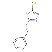 Chemical structure of 5-(benzylamino)-1,3,4-thiadiazole-2-thiol - CSSB00102557975