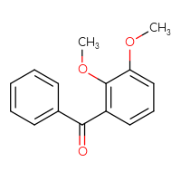 Chemical structure of (2,3-dimethoxyphenyl)(phenyl)methanone - CSSB00001486994