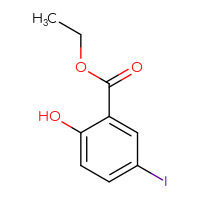 Chemical structure of ethyl 2-hydroxy-5-iodobenzoate - CSSB00000173011