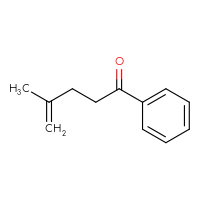 Chemical structure of 4-methyl-1-phenylpent-4-en-1-one - CSSB00011279145