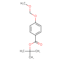 Chemical structure of tert-butyl 4-(methoxymethoxy)benzoate - CSSB09892227552