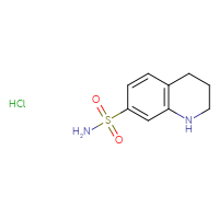 Chemical structure of 1,2,3,4-tetrahydroquinoline-7-sulfonamide hydrochloride - CSSB14849113476