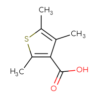 Chemical structure of trimethylthiophene-3-carboxylic acid - CSSB00009915419
