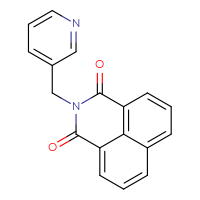 Chemical structure of 3-[(pyridin-3-yl)methyl]-3-azatricyclo[7.3.1.0⁵,¹³]trideca-1(13),5,7,9,11-pentaene-2,4-dione - CSSB00132360527