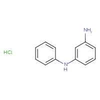 Chemical structure of N1-phenylbenzene-1,3-diamine hydrochloride - CSSB00000683059