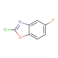 Chemical structure of 2-chloro-5-fluoro-1,3-benzoxazole - CSSB00000756004