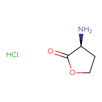 Chemical structure of (3S)-3-aminooxolan-2-one hydrochloride - CSSB00000088046