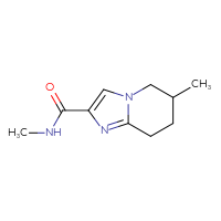 Chemical structure of N,6-dimethyl-5H,6H,7H,8H-imidazo[1,2-a]pyridine-2-carboxamide - CSSB01991109450