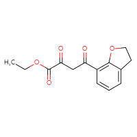 Chemical structure of ethyl 4-(2,3-dihydro-1-benzofuran-7-yl)-2,4-dioxobutanoate - CSSB20617098291