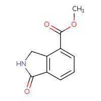 Chemical structure of methyl 1-oxo-2,3-dihydro-1H-isoindole-4-carboxylate - CSSB00009887501