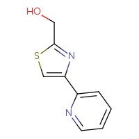 Chemical structure of [4-(pyridin-2-yl)-1,3-thiazol-2-yl]methanol - CSSB00000727715