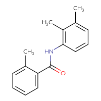 Chemical structure of N-(2,3-dimethylphenyl)-2-methylbenzamide - CSSB00103762482