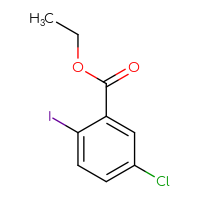 Chemical structure of ethyl 5-chloro-2-iodobenzoate - CSSB00011294803