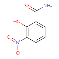 Chemical structure of 2-hydroxy-3-nitrobenzamide - CSSB00000698585