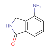 Chemical structure of 4-amino-2,3-dihydro-1H-isoindol-1-one - CSSB00000087543
