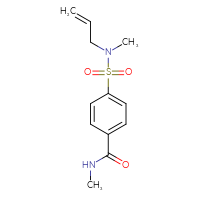 Chemical structure of N-methyl-4-[methyl(prop-2-en-1-yl)sulfamoyl]benzamide - CSSB02005505331