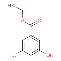 Chemical structure of ethyl 3-chloro-5-hydroxybenzoate - CSSB00010218183