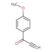 Chemical structure of 1-(4-methoxyphenyl)prop-2-yn-1-one - CSSB00012306864