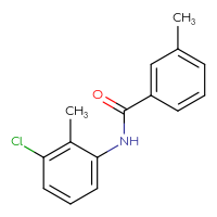 Chemical structure of N-(3-chloro-2-methylphenyl)-3-methylbenzamide - CSSB00046081252