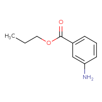 Chemical structure of propyl 3-aminobenzoate - CSSB00011212858