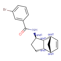 Chemical structure of rac-3-bromo-N-[(1R,2S,3S,6R,7S)-tricyclo[5.2.1.0²,⁶]dec-8-en-3-yl]benzamide - CSSB21432554564