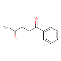 Chemical structure of 1-phenylpentane-1,4-dione - CSSB00011219833