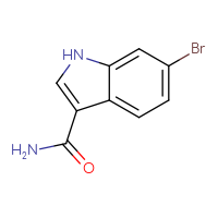 Chemical structure of 6-bromo-1H-indole-3-carboxamide - CSSB02270737669