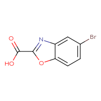 Chemical structure of 5-bromo-1,3-benzoxazole-2-carboxylic acid - CSSB00010209326