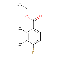Chemical structure of ethyl 4-fluoro-2,3-dimethylbenzoate - CSSB00015561069