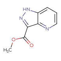Chemical structure of methyl 1H-pyrazolo[4,3-b]pyridine-3-carboxylate - CSSB00009856433