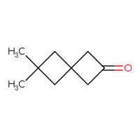 Chemical structure of 6,6-dimethylspiro[3.3]heptan-2-one - CSSB00159312309