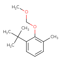 Chemical structure of 1-tert-butyl-2-(methoxymethoxy)-3-methylbenzene - CSSB15001692671