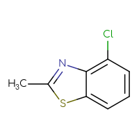 Chemical structure of 4-chloro-2-methyl-1,3-benzothiazole - CSSB00000077004