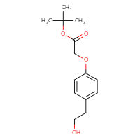 Chemical structure of tert-butyl 2-[4-(2-hydroxyethyl)phenoxy]acetate - CSSB00037489297