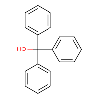 Chemical structure of triphenylmethanol - CSSB00000071191