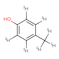 Chemical structure of 4-(²H₃)methyl(²H₄)phenol - CSSB00015210847