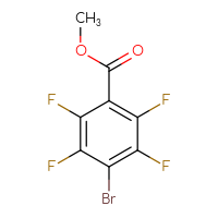 Chemical structure of methyl 4-bromo-2,3,5,6-tetrafluorobenzoate - CSSB00010189644