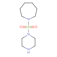 Chemical structure of 1-(piperazine-1-sulfonyl)azepane - CSSB00000284060