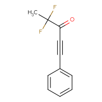 Chemical structure of 4,4-difluoro-1-phenylpent-1-yn-3-one - CSSB00015396227
