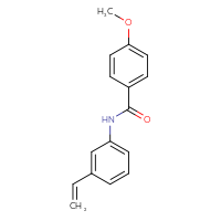 Chemical structure of N-(3-ethenylphenyl)-4-methoxybenzamide - CSSB00102626022