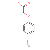Chemical structure of 2-(4-cyanophenoxy)acetic acid - CSSB00000182482