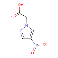 Chemical structure of 2-(4-nitro-1H-pyrazol-1-yl)acetic acid - CSSB00000736791