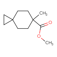 Chemical structure of methyl 6-methylspiro[2.5]octane-6-carboxylate - CSSB06428871101
