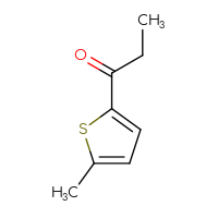 Chemical structure of 1-(5-methylthiophen-2-yl)propan-1-one - CSSB00011203523