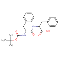 Chemical structure of 2-(2-{[(tert-butoxy)carbonyl]amino}-3-phenylpropanamido)-3-phenylpropanoic acid - CSSB00047413167