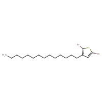 Chemical structure of 2,5-dibromo-3-tetradecylthiophene - CSSB00138411969